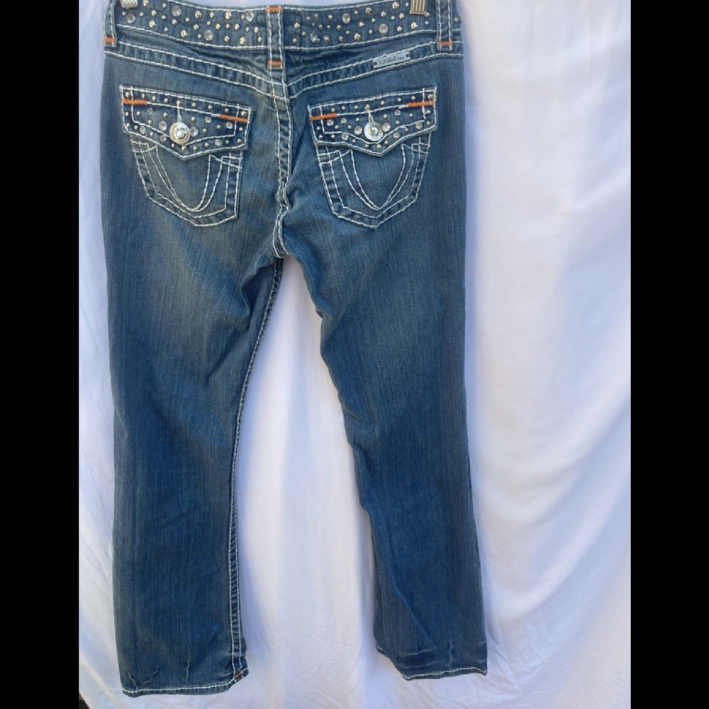 L.A. Idol Womens Jeans Rhinestones Size 7